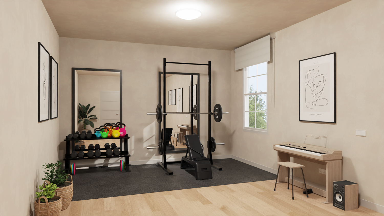 Diseñar un Home Gym que marque la diferencia