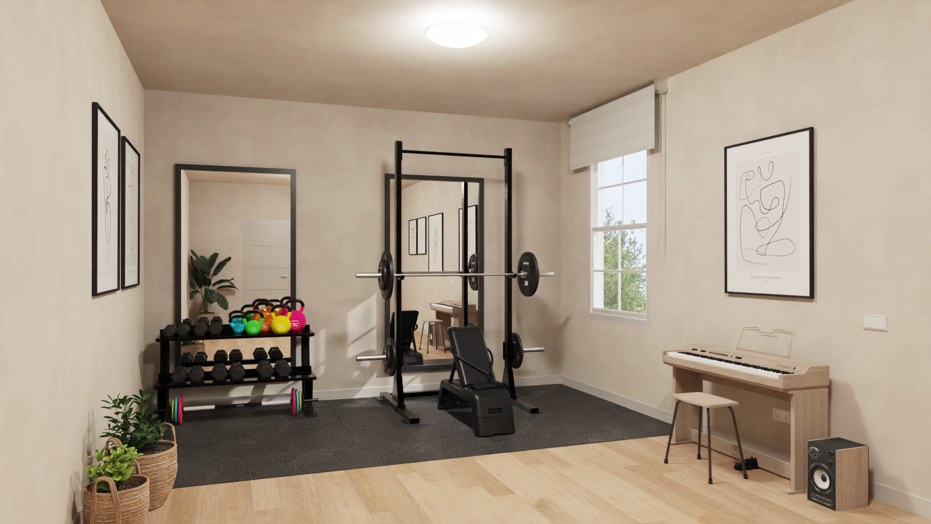 Diseñar un Home Gym que marque la diferencia