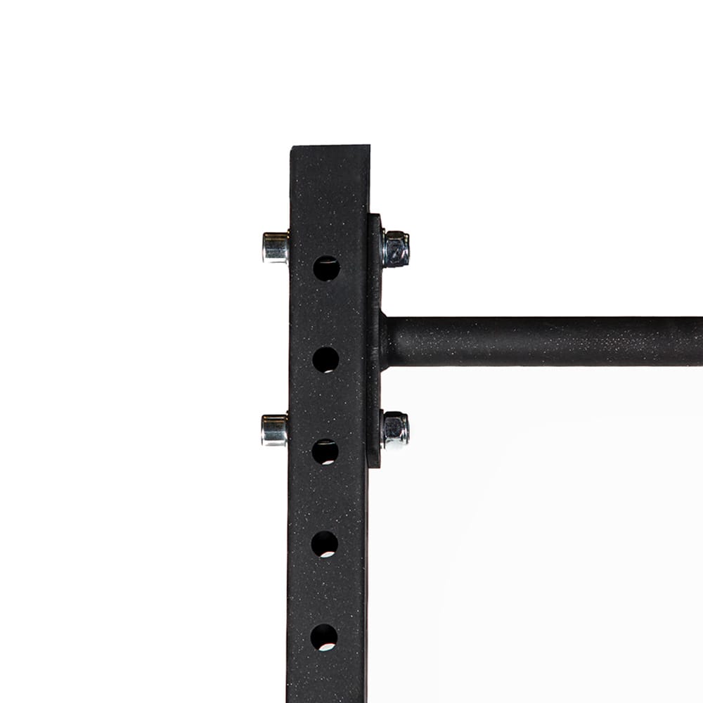 Détail de la connexion de la barre de traction au profil perforé du Medium Rack Heavy evergy (9626748551446) (9626747732246)