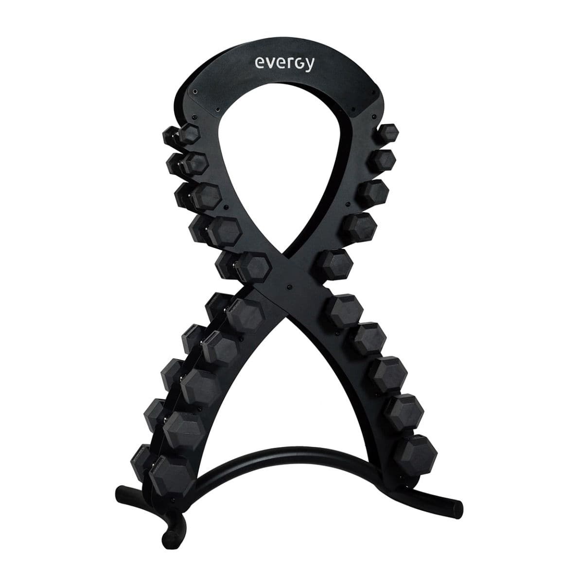 SUPORTE DE LOOP DE ALTERES CROMADO/HEXAGONAL EVERGY (9626751533334)