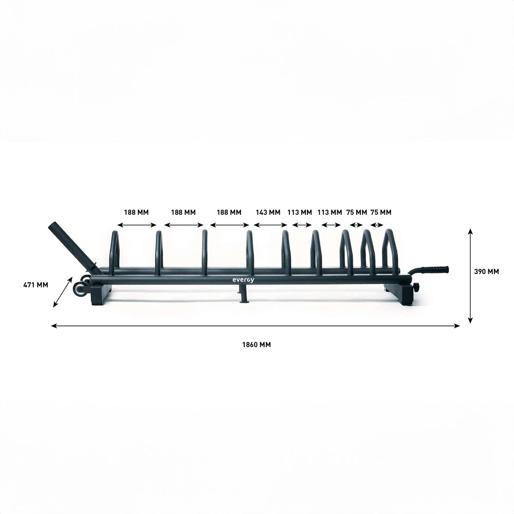 SUPPORT DE DISQUE DE PARE-CHOCS ELITE EVERGY HORIZONTAL