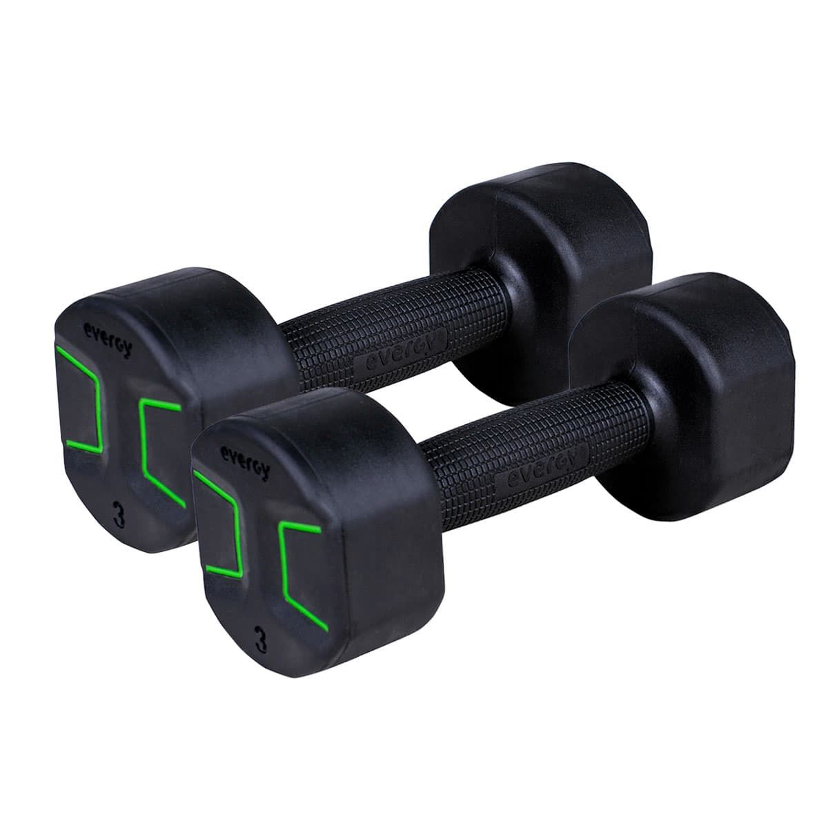 STUDIO ELITE EVERGY RUBBER DUMBBELLS (PAIR)