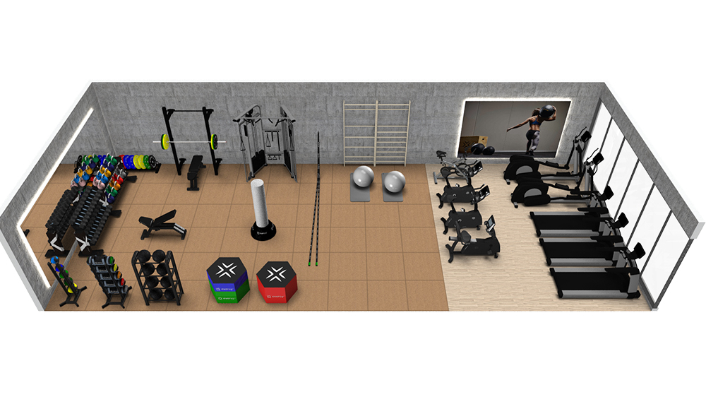 crossfit gym floor plan